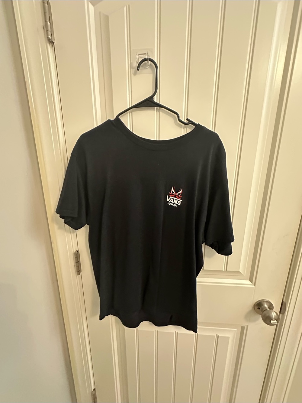 Vans Japan Black Flame Logo Short Sleeve Tee